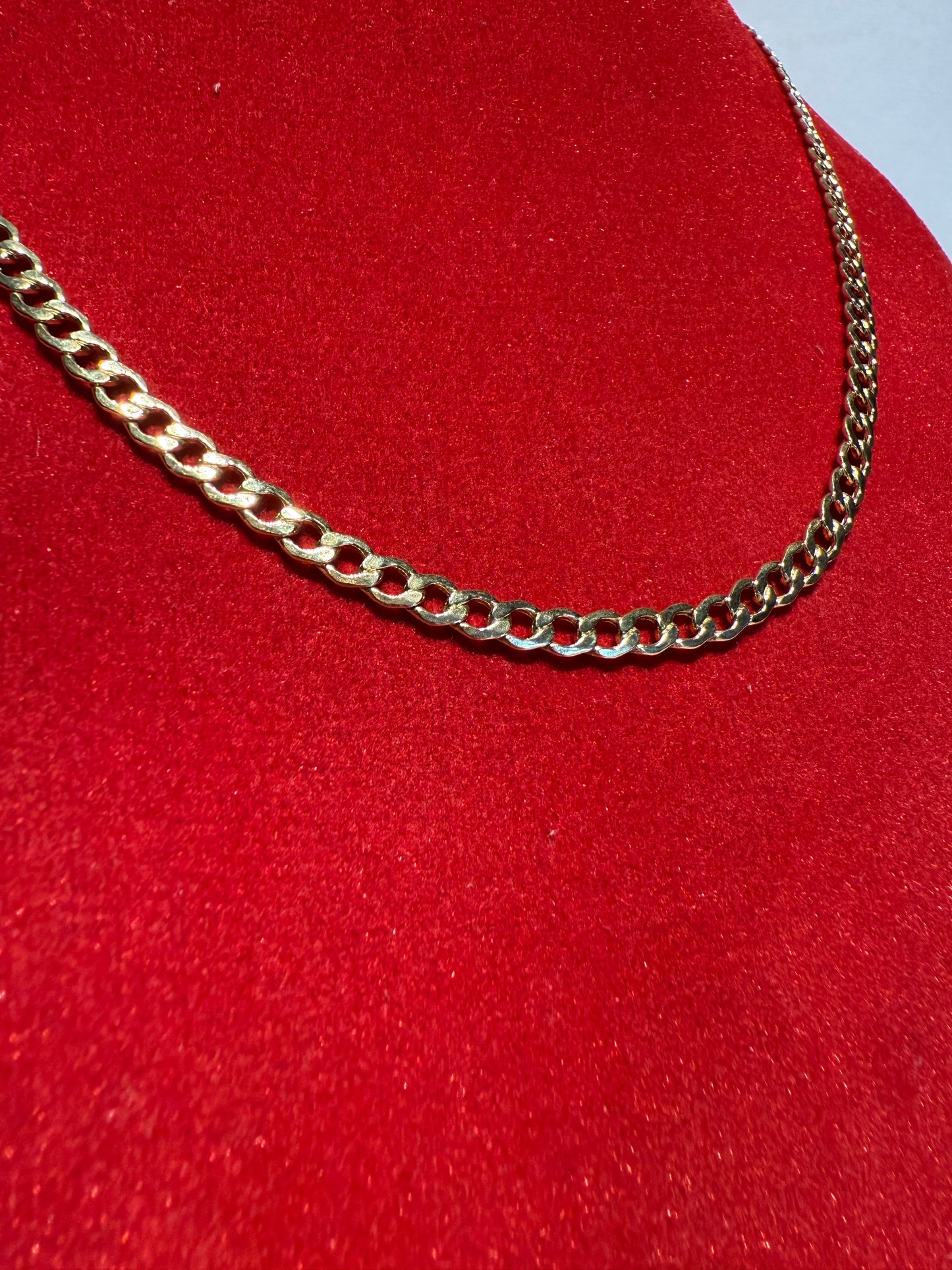 Gold chain 54 cm