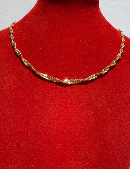 Gold chain 50 cm