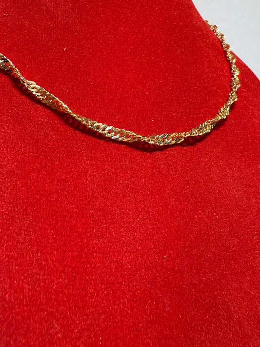 Gold chain 50 cm