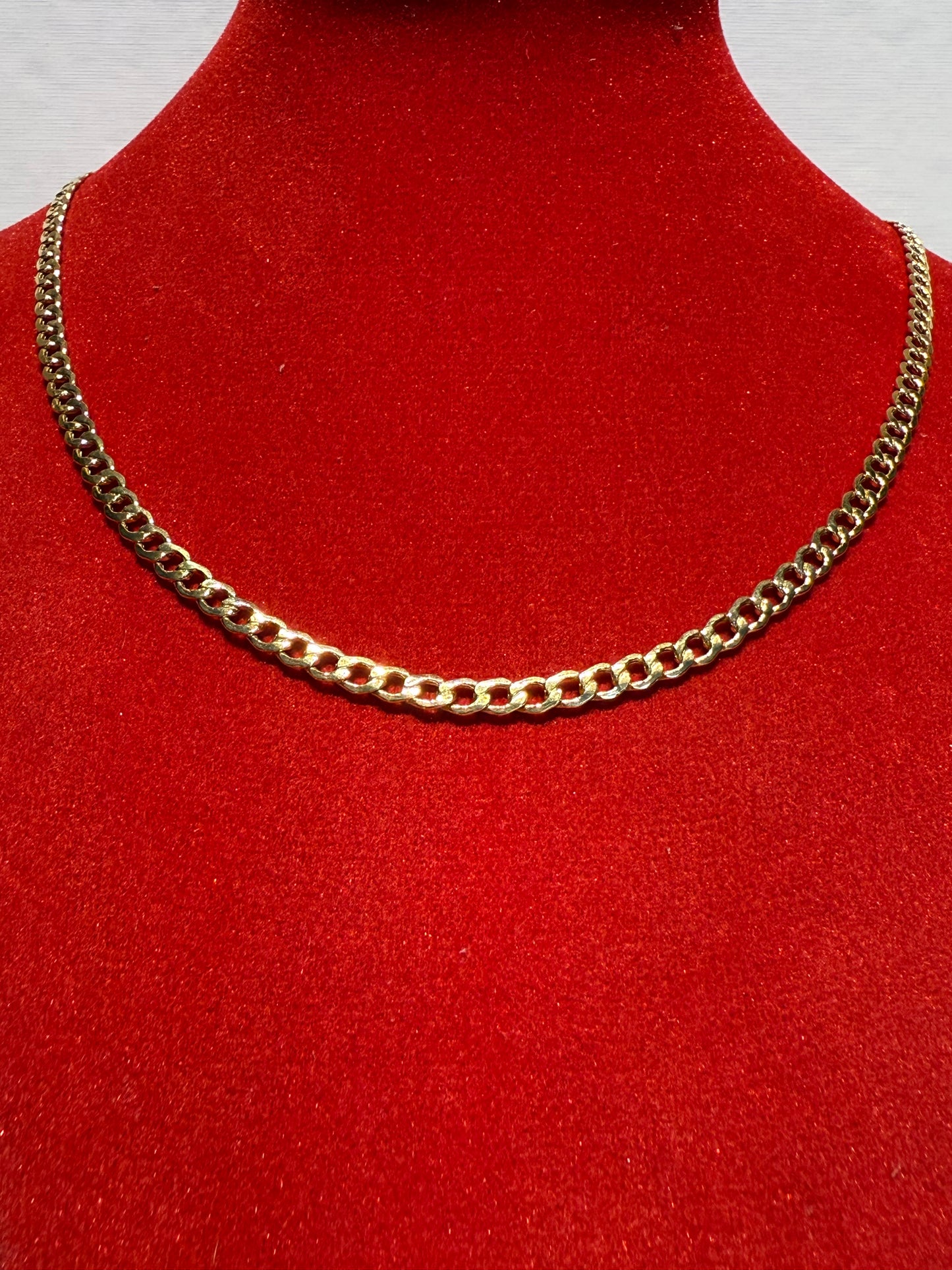 Gold chain 54 cm