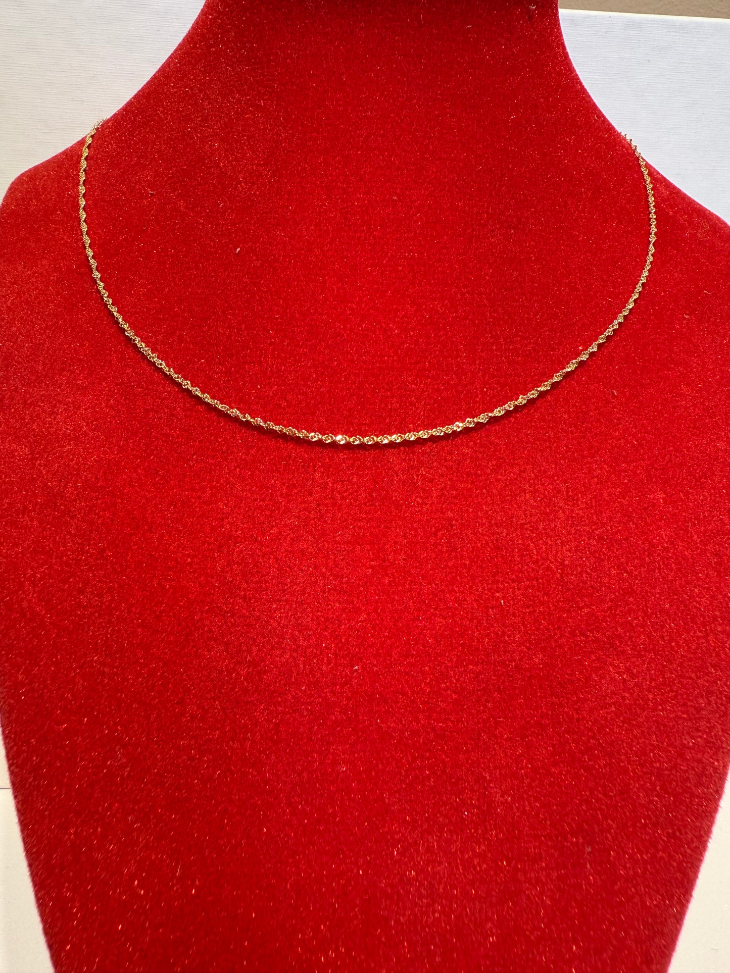 Gold chain 44 cm