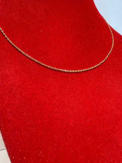 Gold chain 44 cm