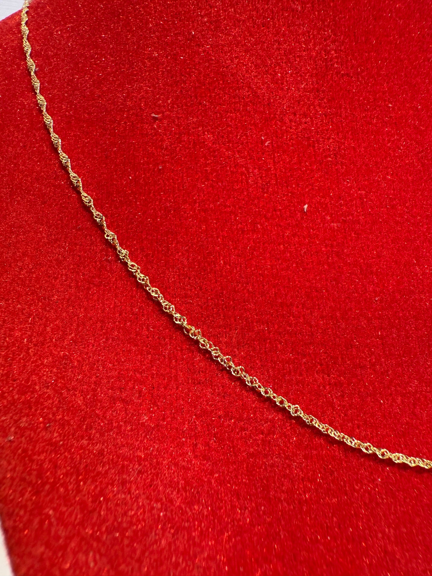 Gold chain 44 cm