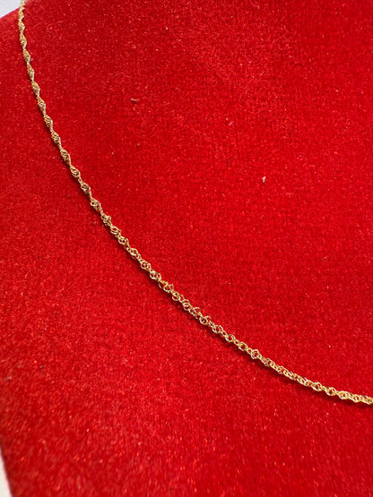 Gold chain 44 cm