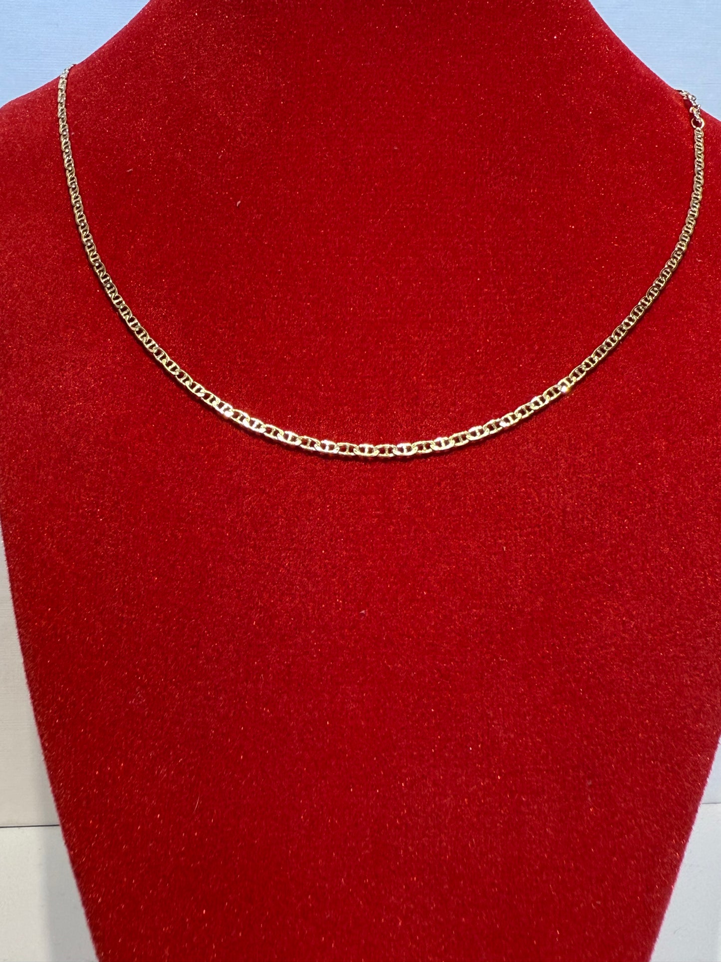 Gold chain 55 cm