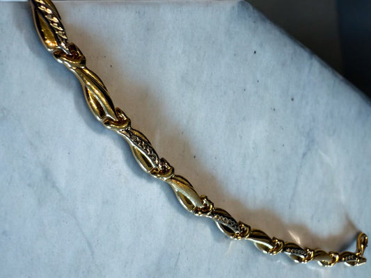 Gold Bracelet 19 cm